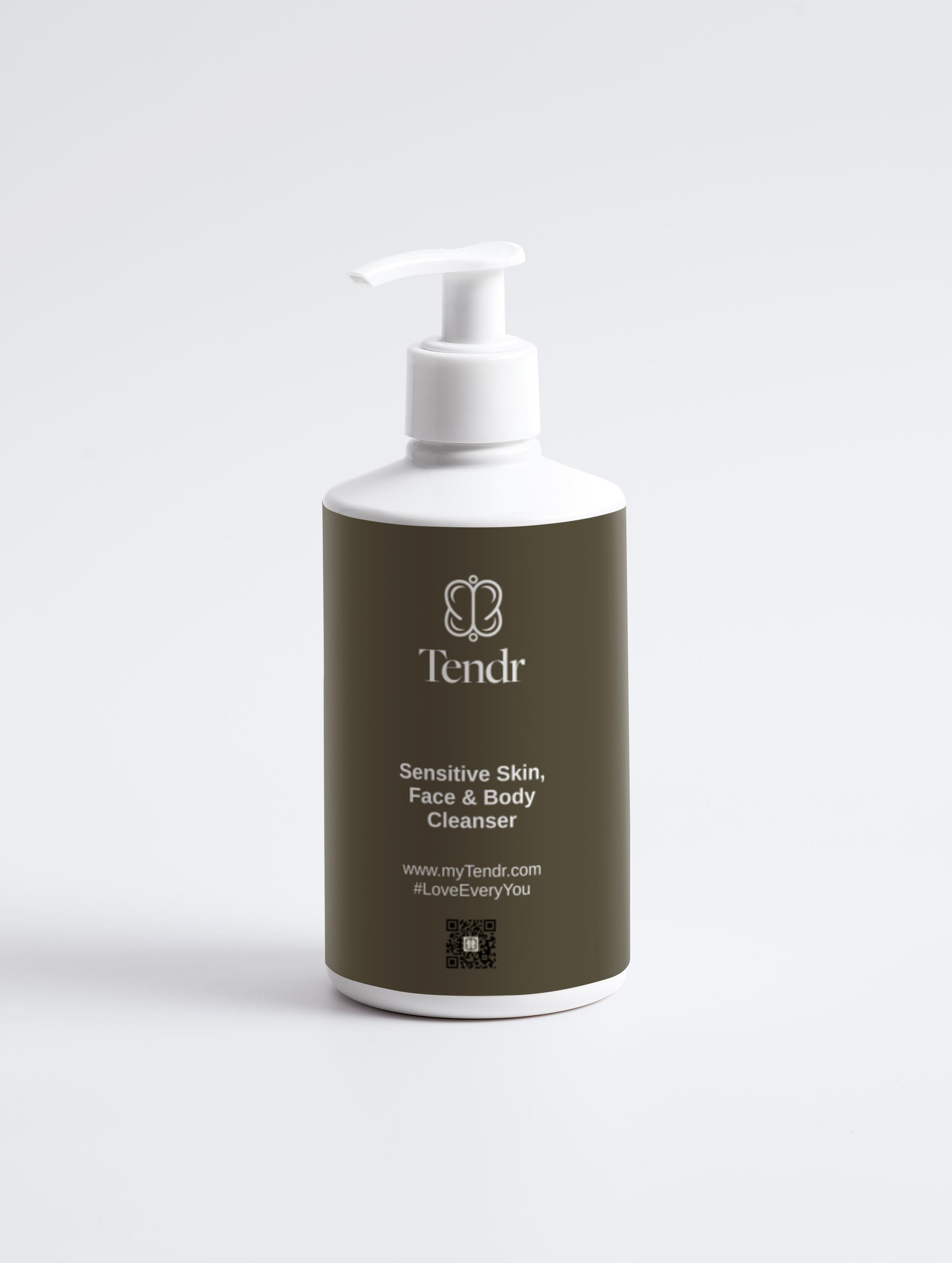 Sensitive Skin Face & Body Cleanser 290ml – natural, gentle cleanser that hydrates and refreshes while maintaining moisture balance. Ideal for sensitive skin.